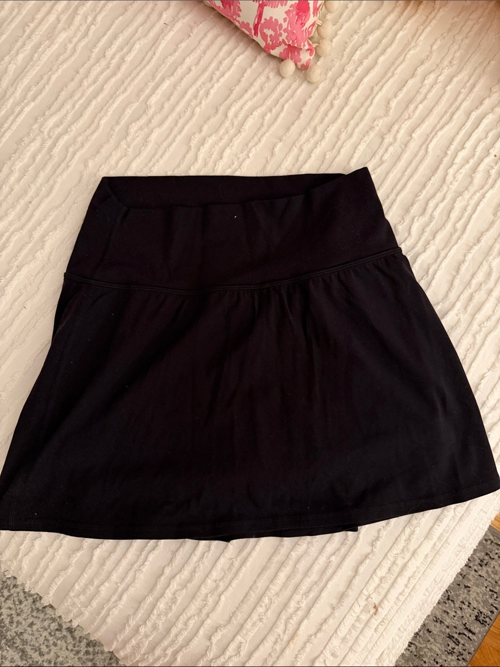 lululemon athletica Black Skater Tennis Skirt